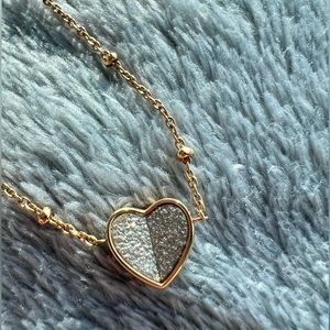 Fossil Rose Gold Hearts Bracelet